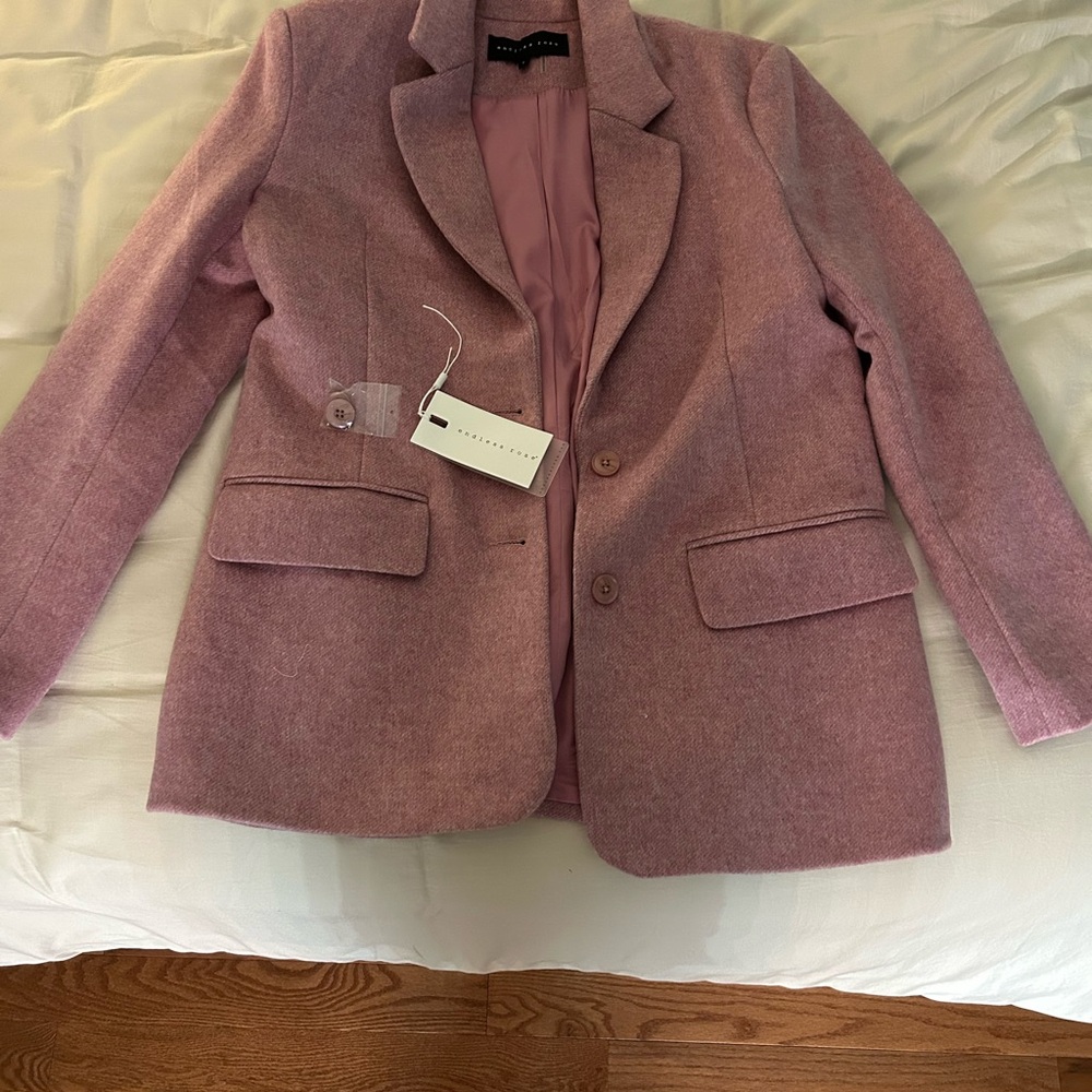 Endless Rose Mauve Blazer NWOT